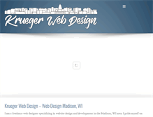Tablet Screenshot of kruegerwebdesign.com